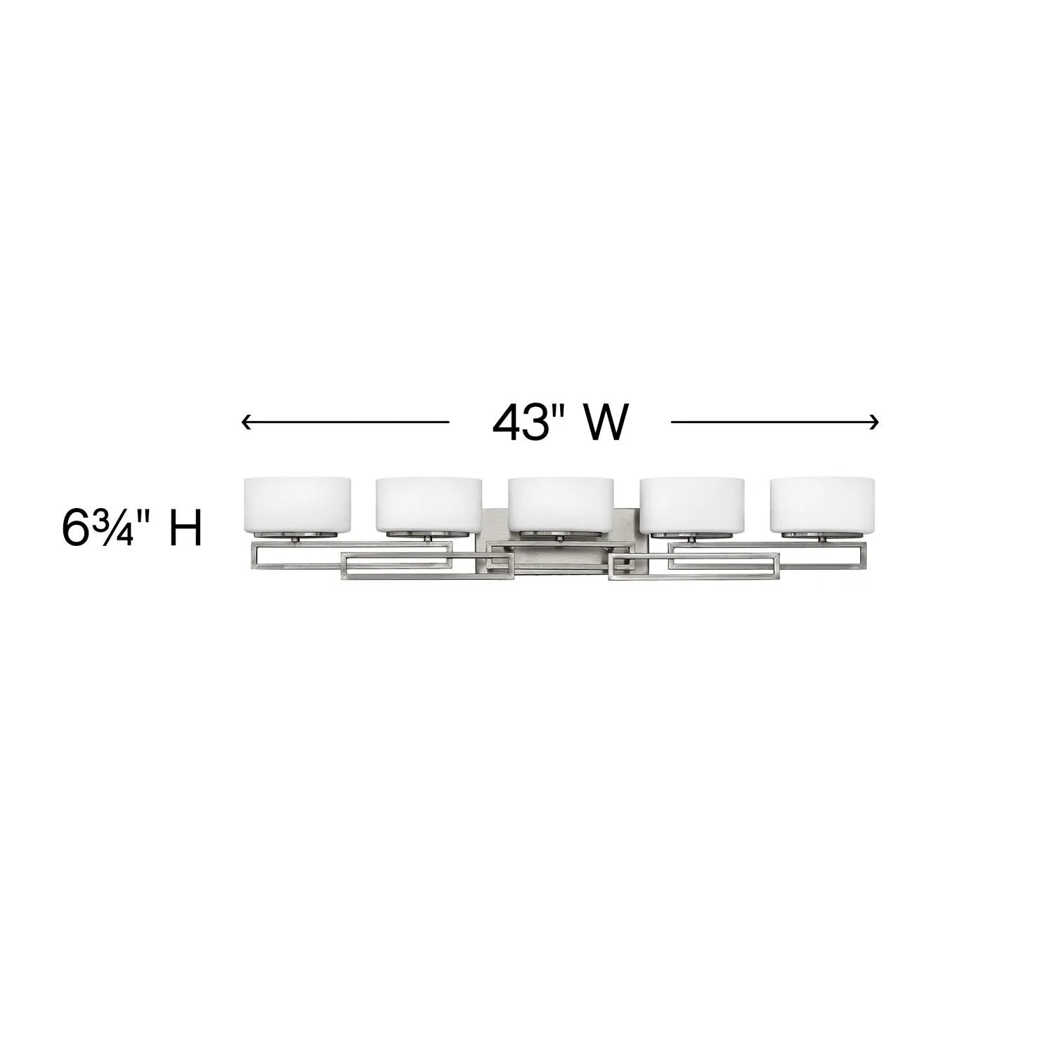 Lanza Five Light Vanity-Hinkley Lighting-HINKLEY-5105AN-Flush Mounts-3-France and Son