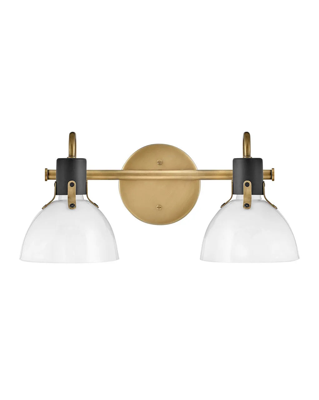 Bath Argo - Two Light Vanity-Hinkley Lighting-HINKLEY-51112HB-Bathroom LightingHeritage Brass with Black accents-2-France and Son