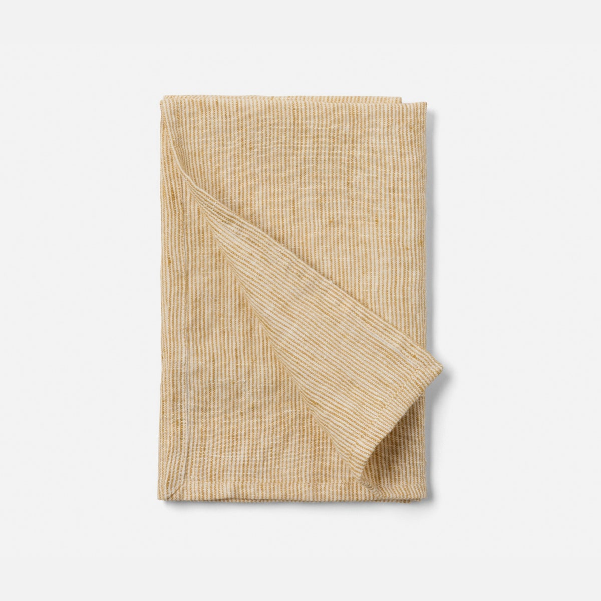 Saunton Tan/White Pinstripe Napkin Linen 20"X20" Pack/4