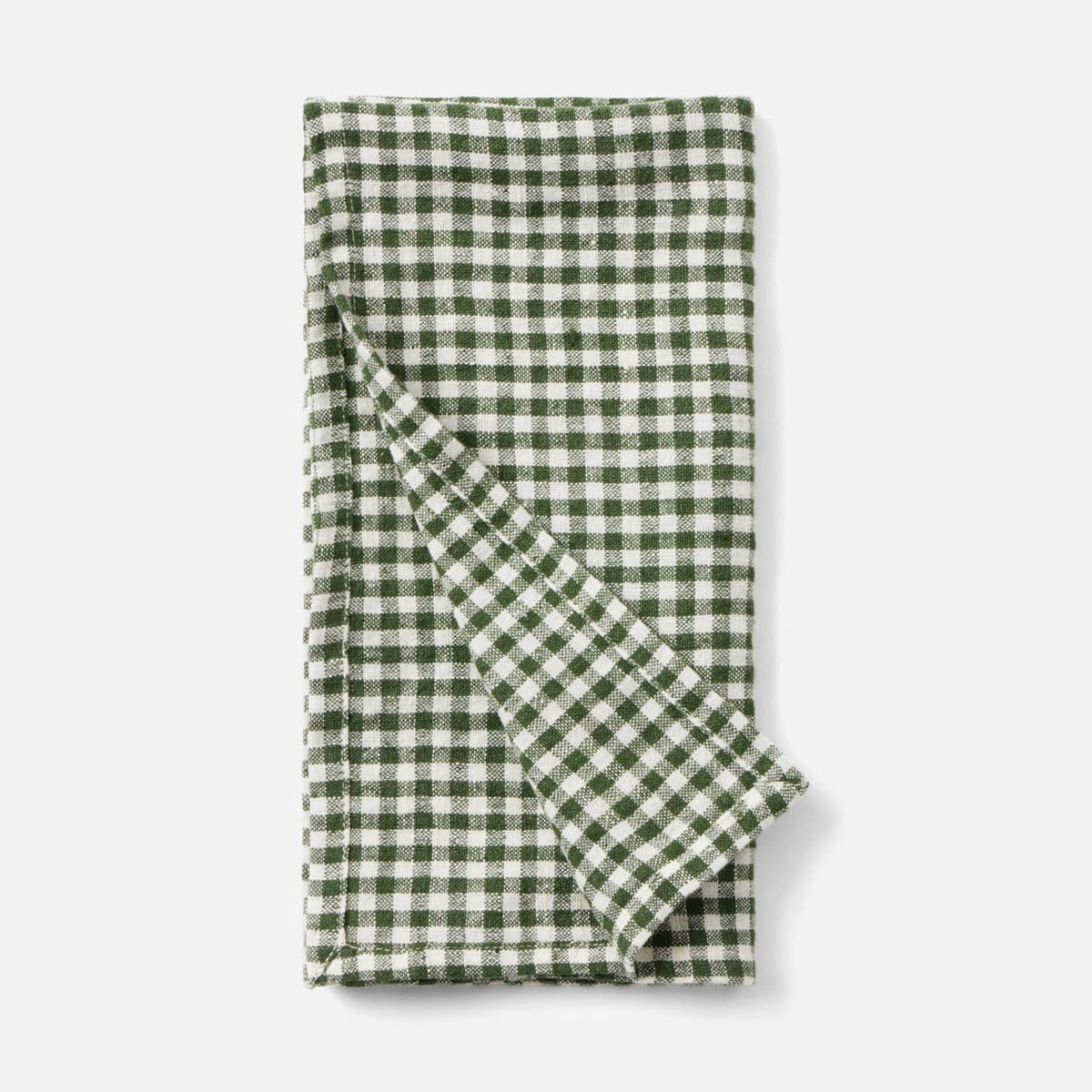 Blake Green/White Gingham Napkin 20X20 Pack/4