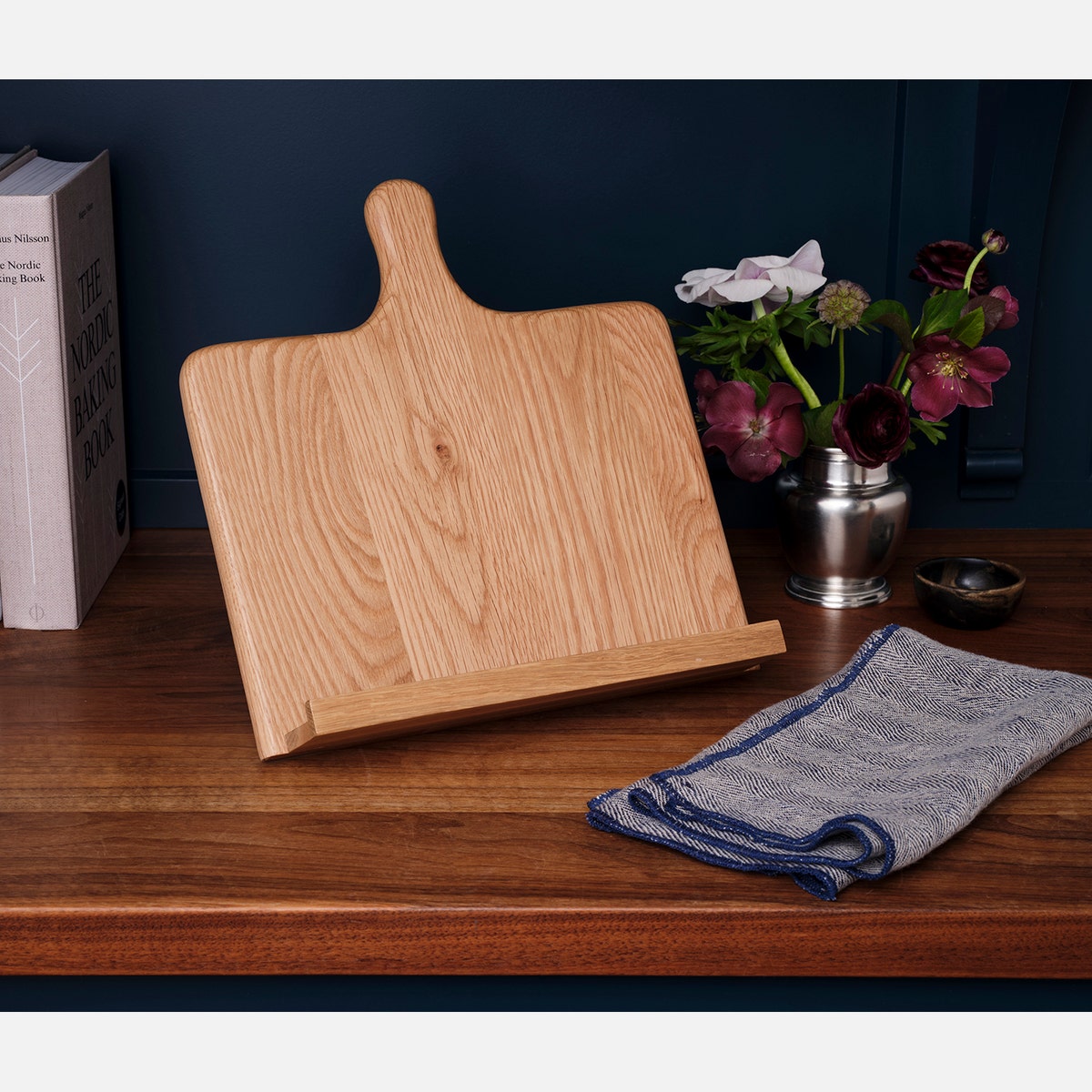 Derren Navy Kitchen Towel Linen 20"X28" Pack/2