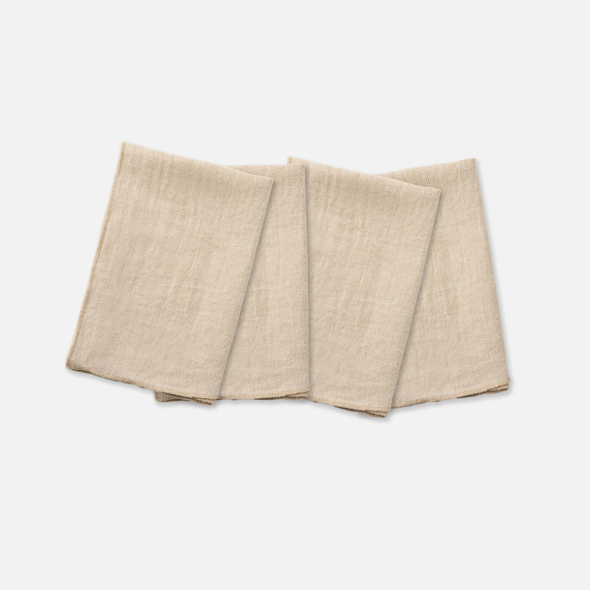 Derren Oatmeal Kitchen Towel Linen 20"X28" Pack/2