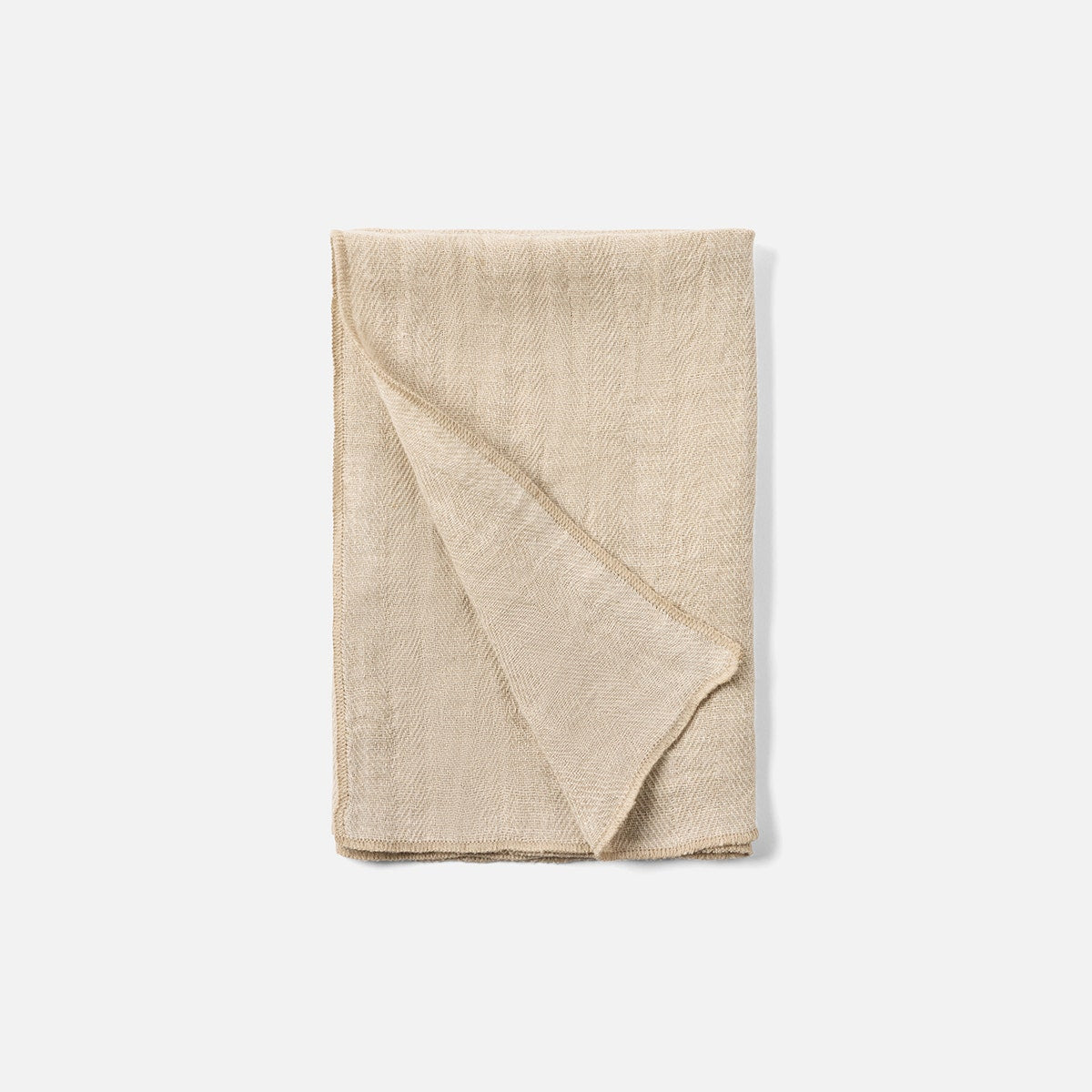 Derren Oatmeal Kitchen Towel Linen 20"X28" Pack/2