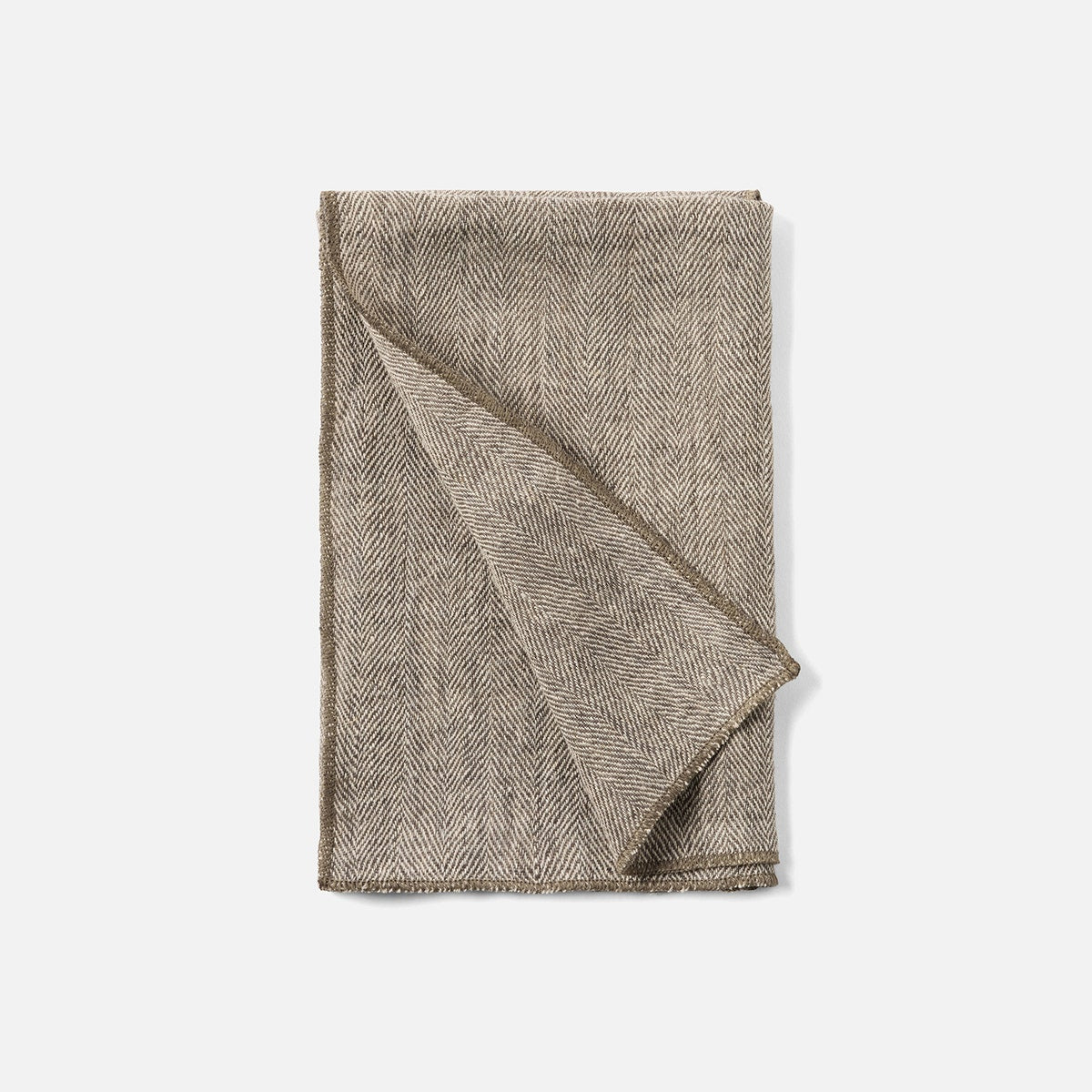 Derren Olive Kitchen Towel Linen 20"X28" Pack/2