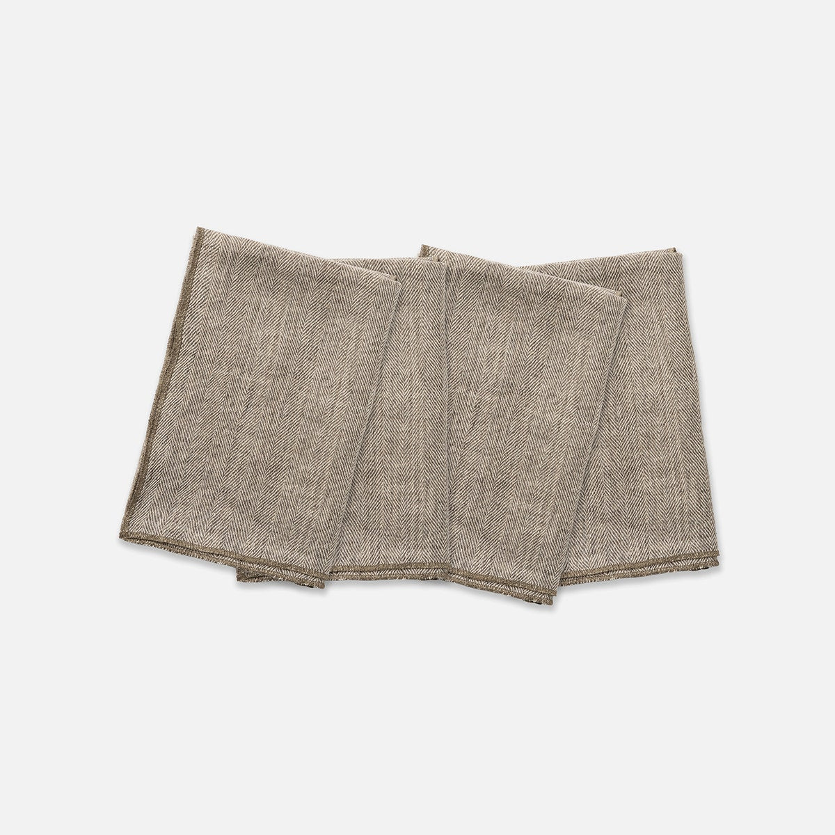 Derren Olive Kitchen Towel Linen 20"X28" Pack/2