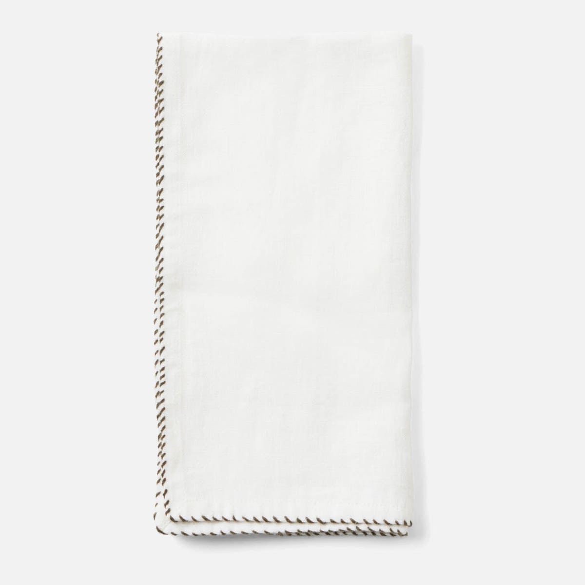 Evelyn White Napkin Linen 20X20 Pack/4