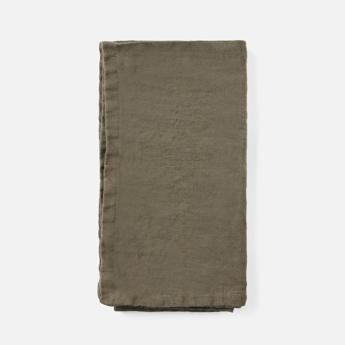 Montague Dark Olive Napkin Linen 20"X20" Pack/4