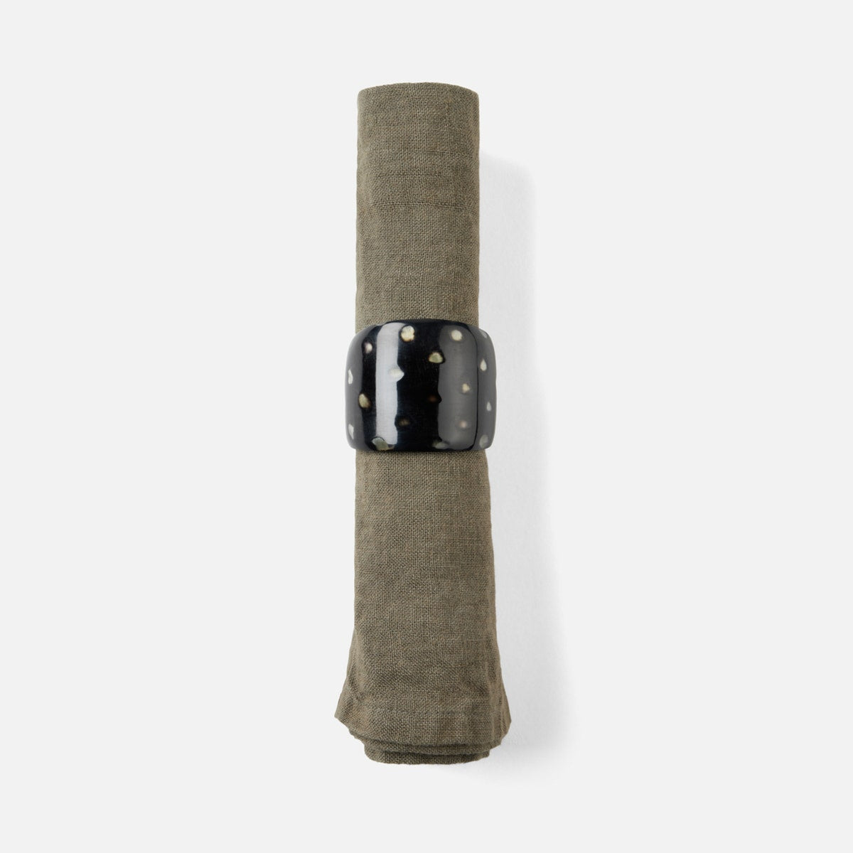 Montague Dark Olive Napkin Linen 20"X20" Pack/4