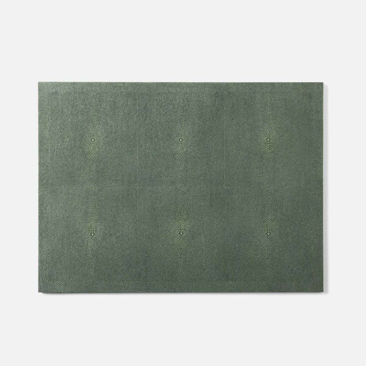 Henry Juniper Rectangular Placemat Realistic Faux Shagreen Pack/2