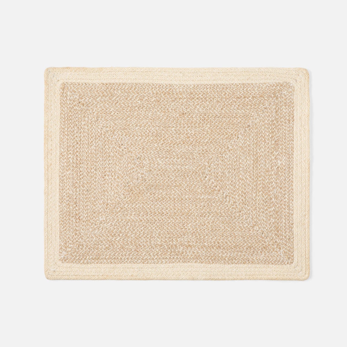 Shia Dark Rectangular Placemat Jute/Cotton Mix Pack/4