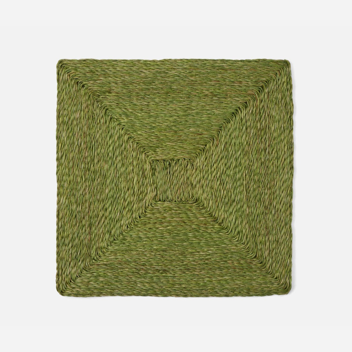 Jordan Fern Green Square Placemat Twisted Abaca Pack/4