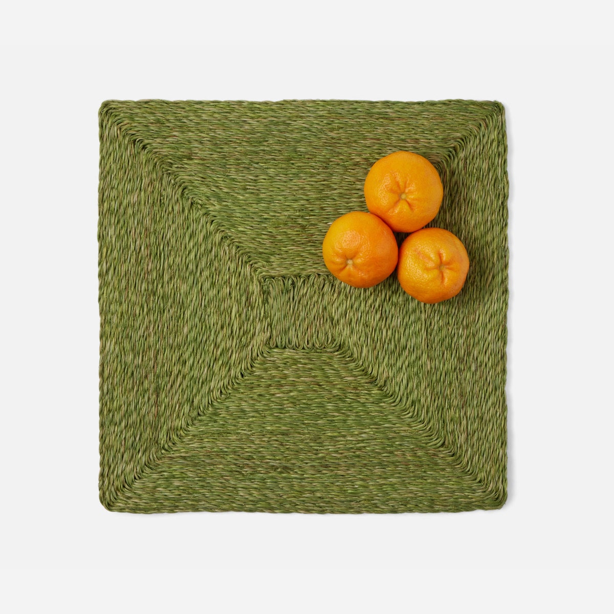 Jordan Fern Green Square Placemat Twisted Abaca Pack/4