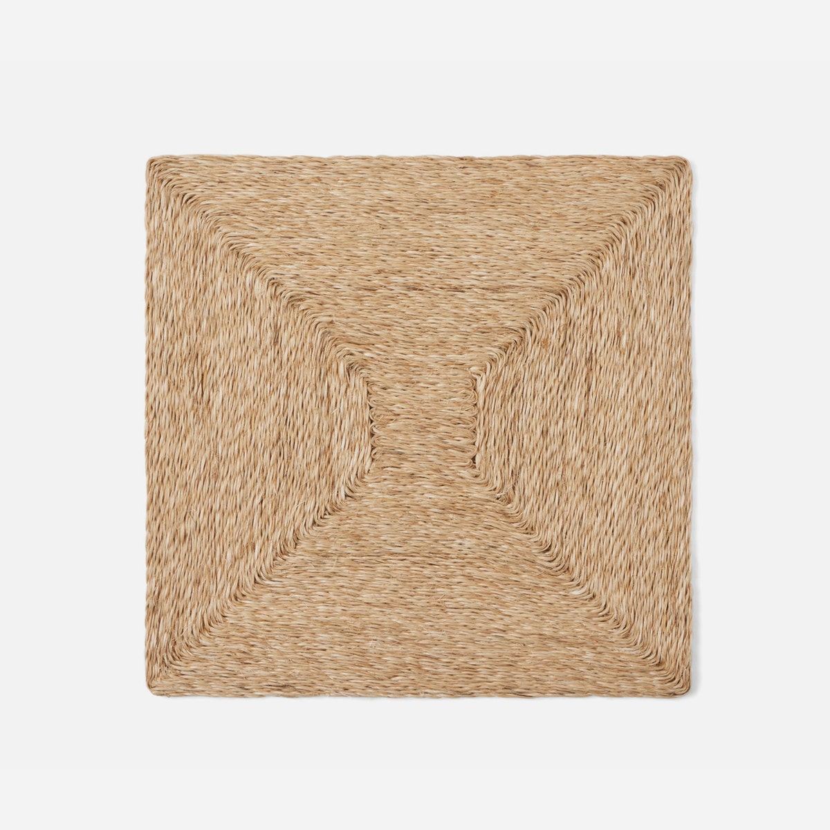Jordan Natural Square Placemat Twisted Abaca Pack/4