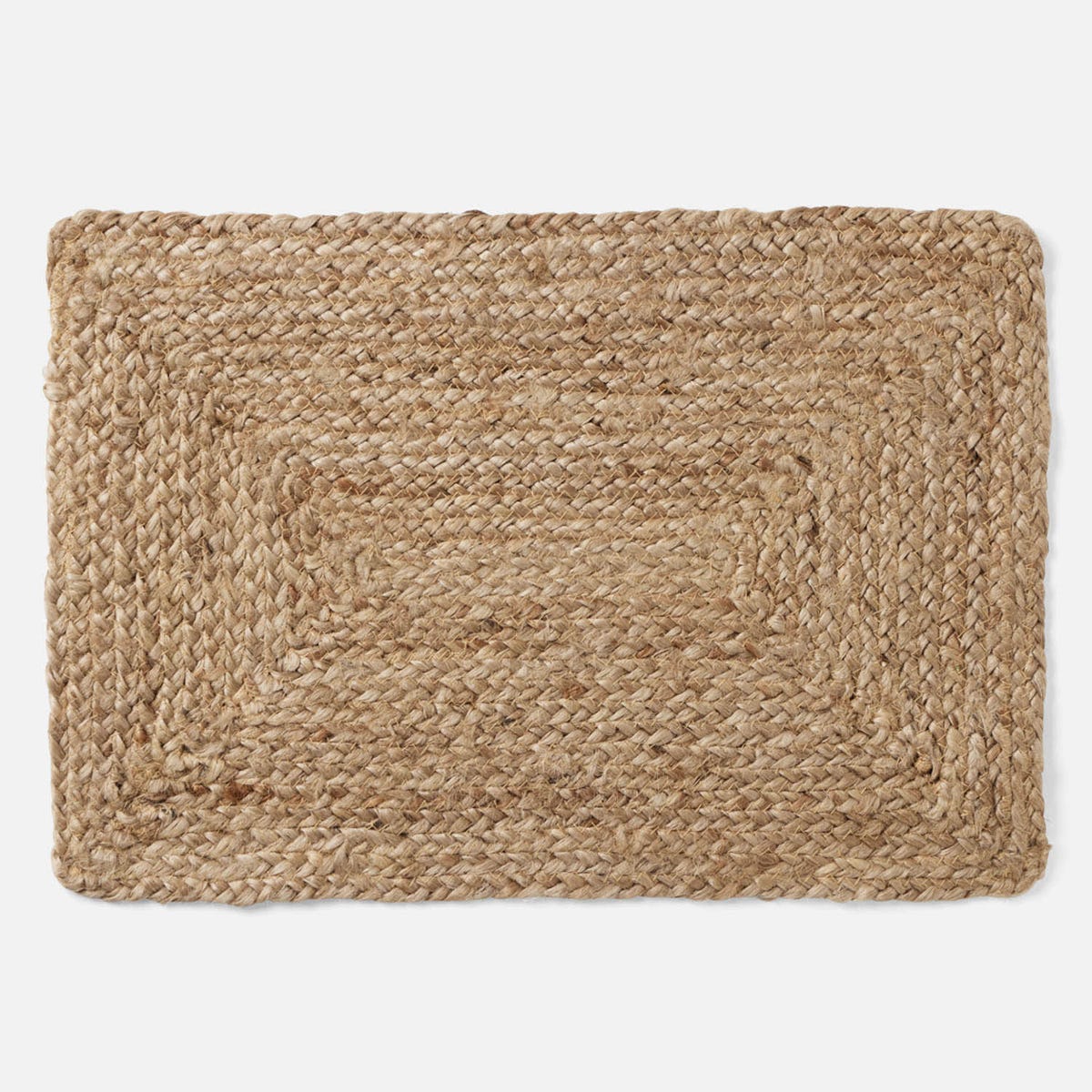 Grant Dark Natural Rectangular Placemat Jute Pack/4
