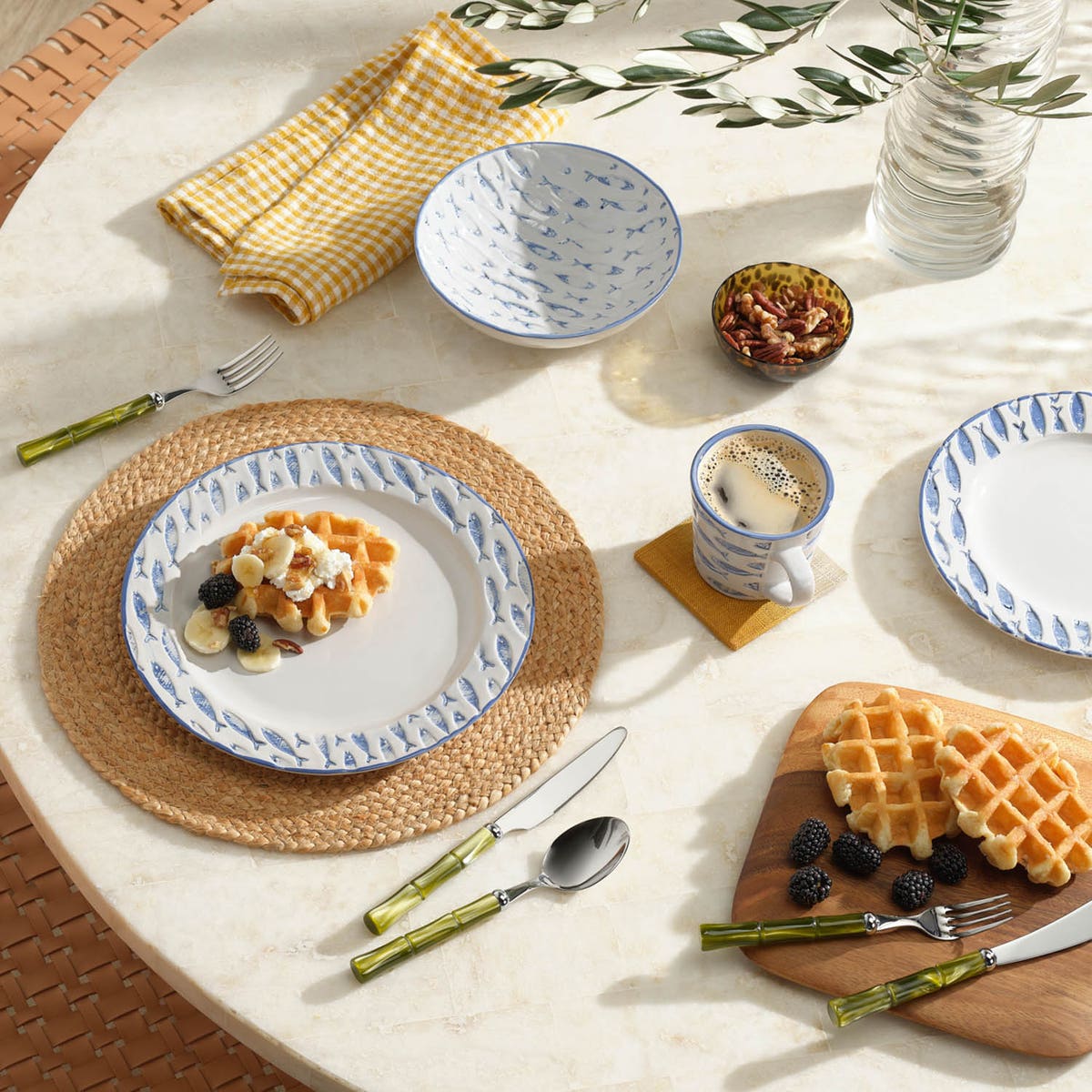 Grant Natural Round Placemat Jute Pack/4