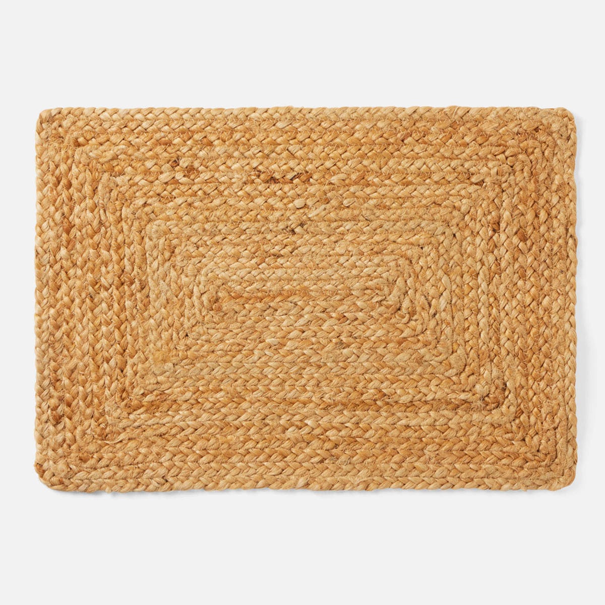 Grant Natural Rectangular Placemat Jute Pack/4