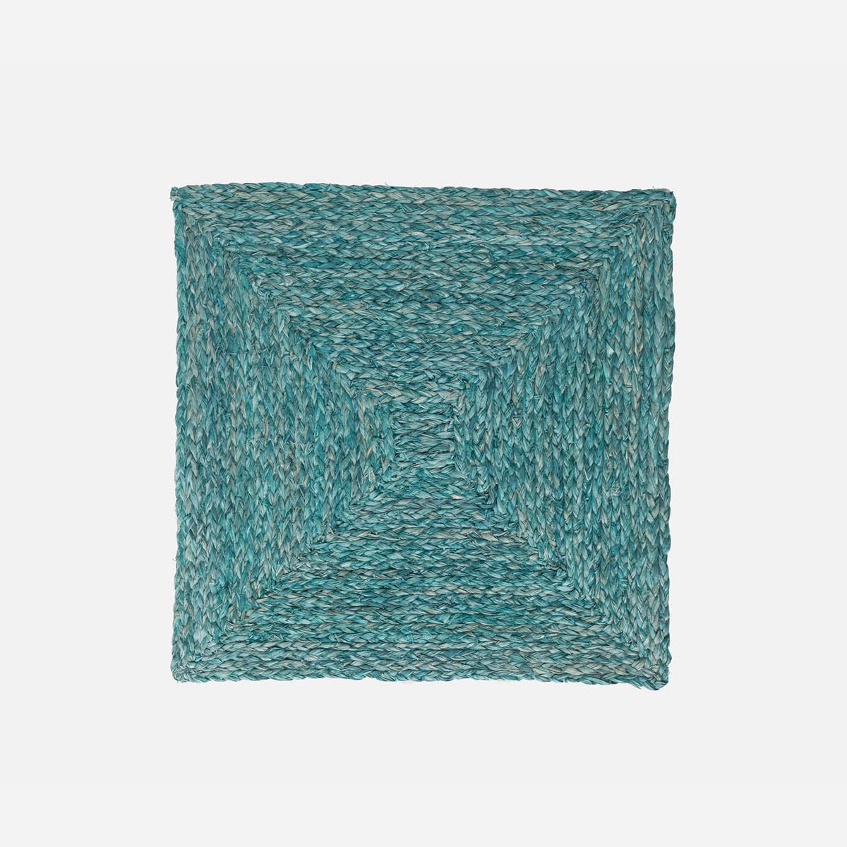 Zoey Mixed Blue Square Placemat Raffia Pack/4