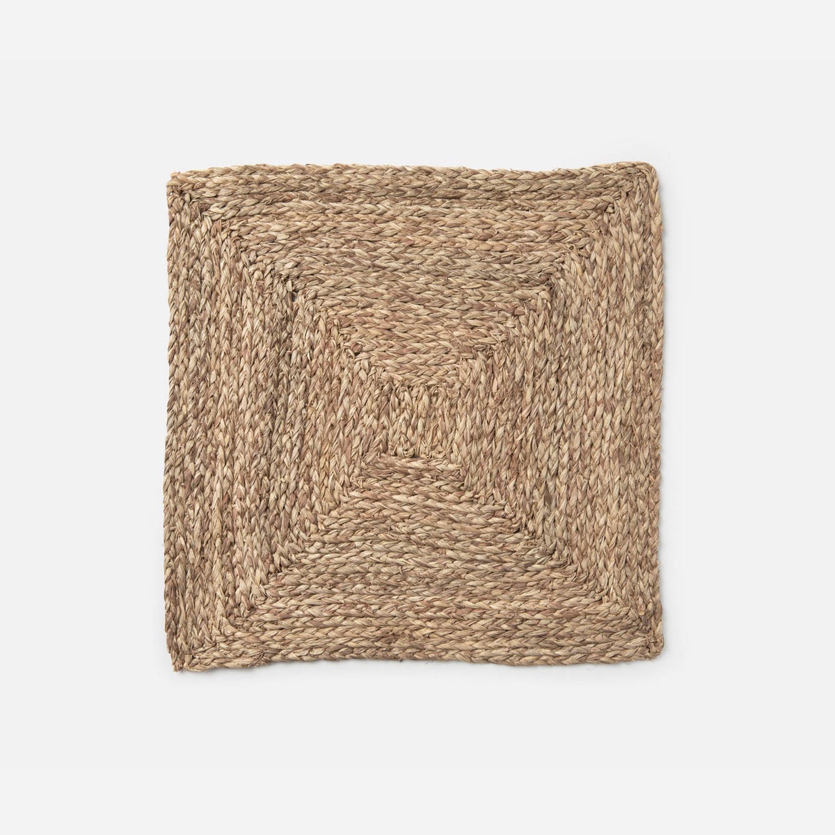 Zoey Mixed Taupe Square Placemat Raffia Pack/4