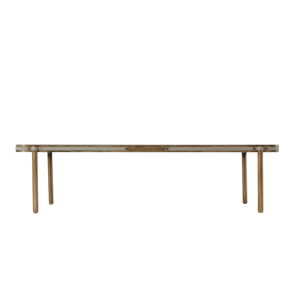 Iconic Rectangle Cocktail Table-Theodore Alexander-THEO-5129-028-Coffee TablesMarble-7-France and Son