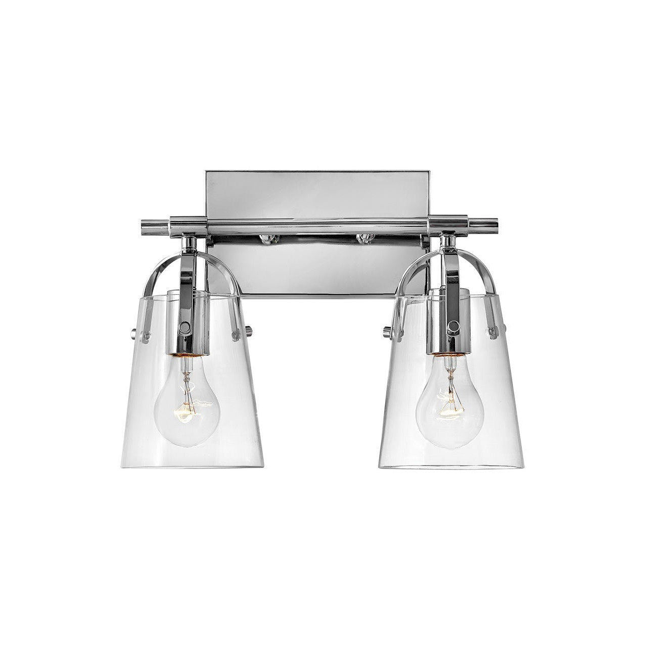 Bath Foster Two Light Vanity-Hinkley Lighting-HINKLEY-5132CM-1-Bathroom VanityChrome-1-France and Son