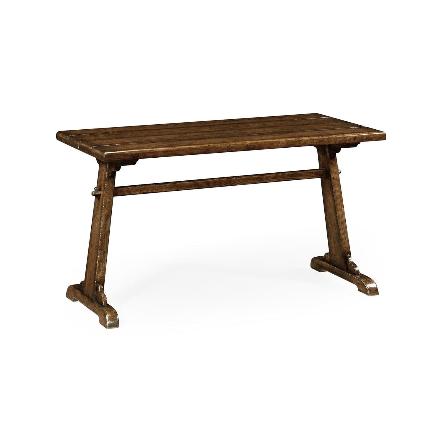 Dark Oak Tavern Dining Table-Jonathan Charles-JCHARLES-494440-52L-TDO-Dining TablesMedium-2-France and Son