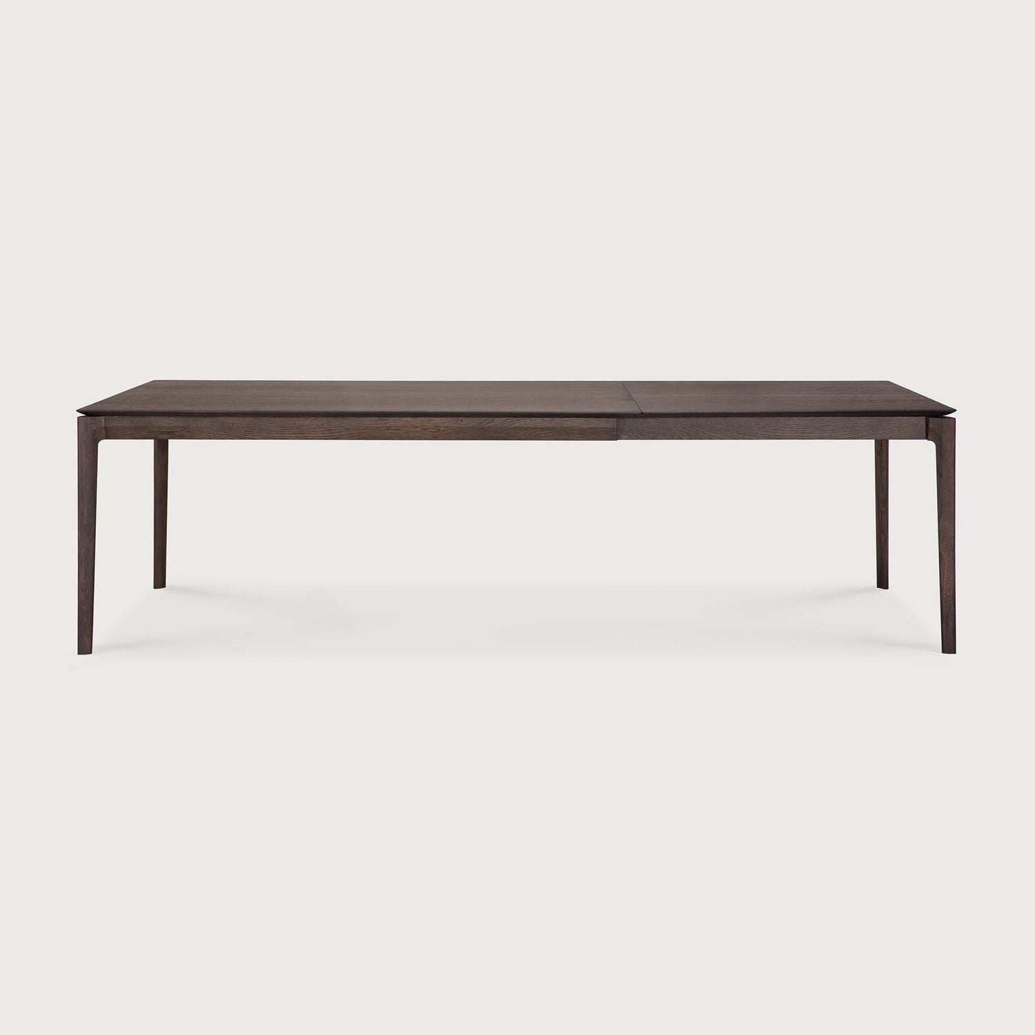 Bok Extendable Dining Table - 71/110.5 in, Varnished, Oak brown view