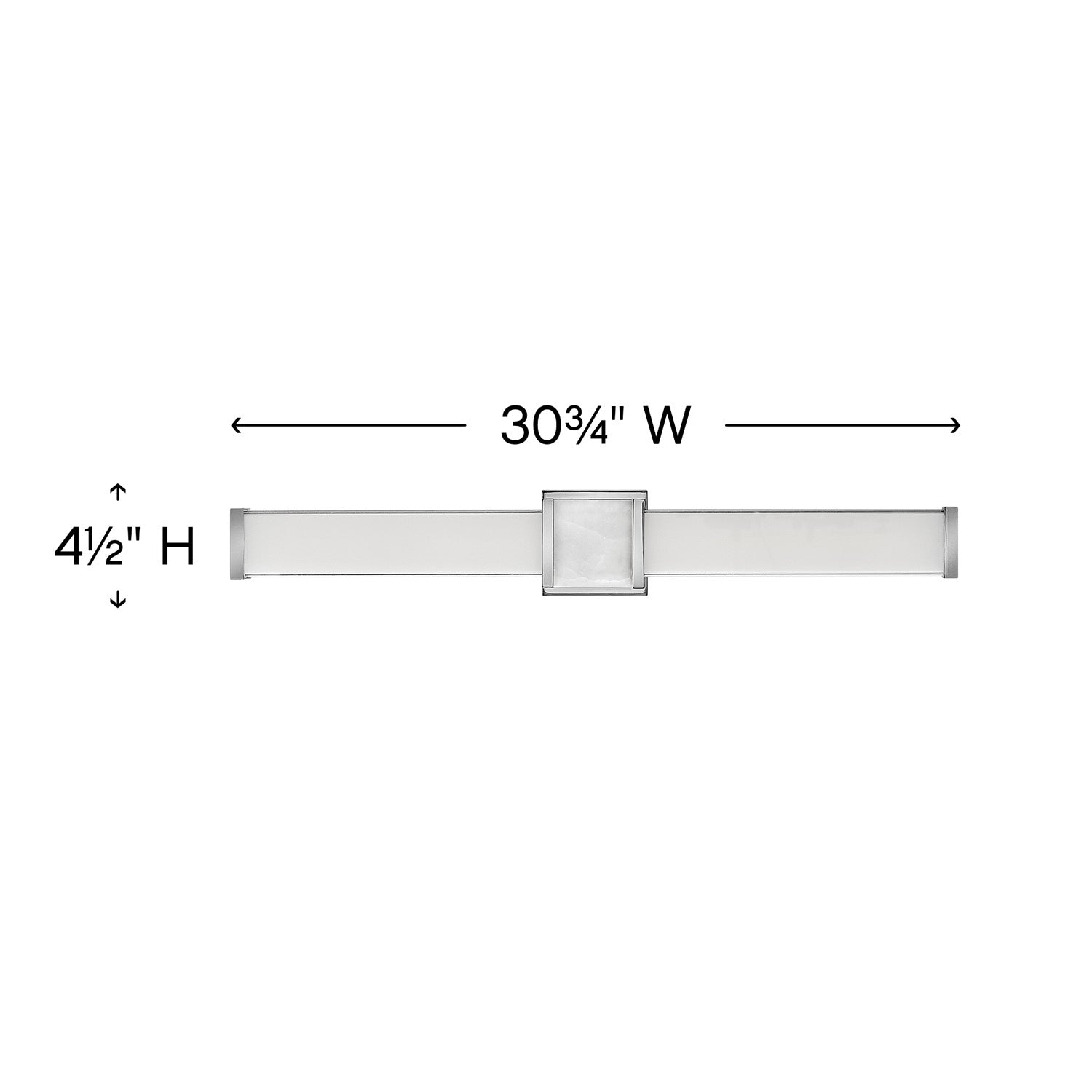 Bath Pietra Large LED Vanity-Hinkley Lighting-HINKLEY-51583CM-Bathroom Vanity-2-France and Son