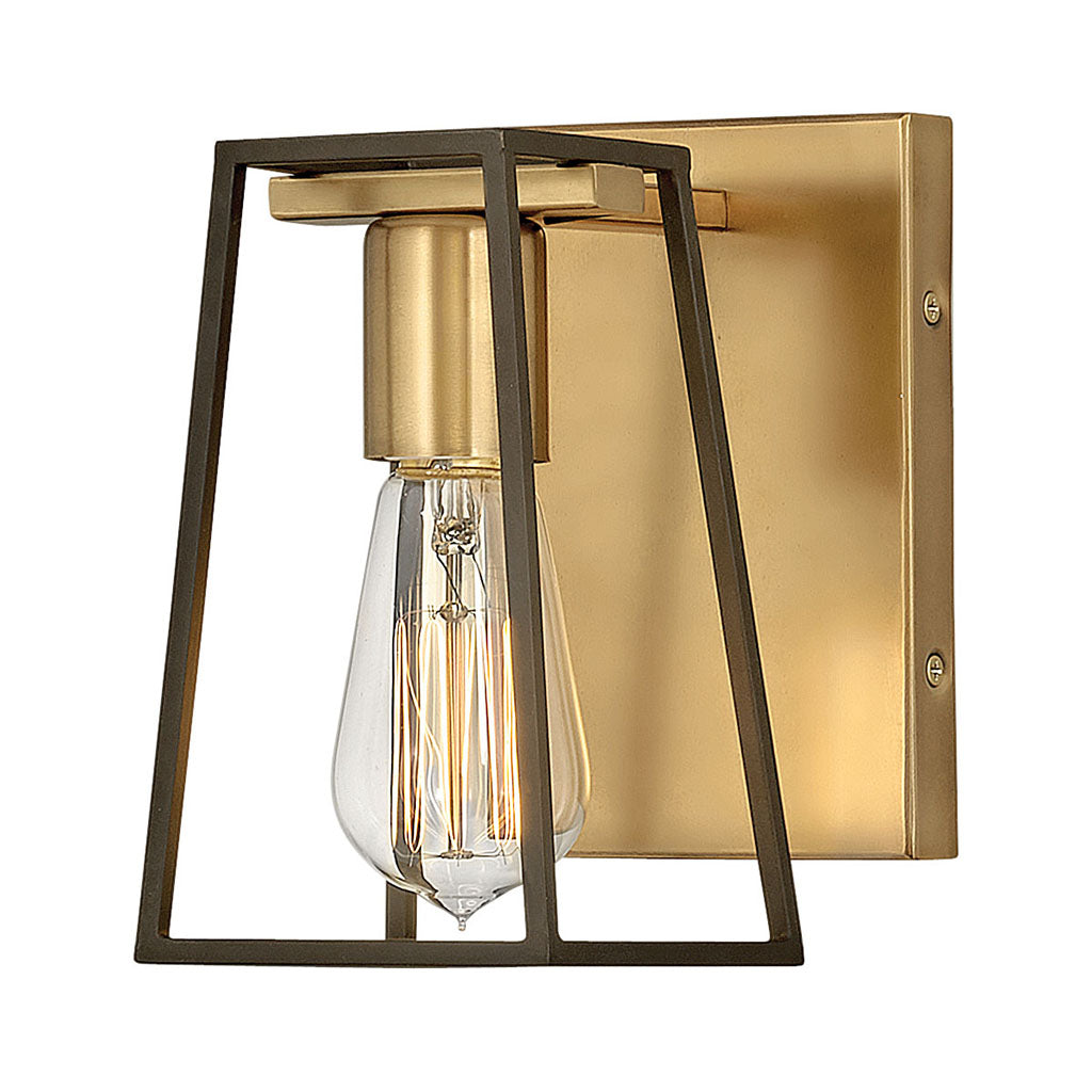 Bath Filmore - Single Light Vanity-Hinkley Lighting-HINKLEY-5160HB-Bathroom LightingHeritage Brass-2-France and Son