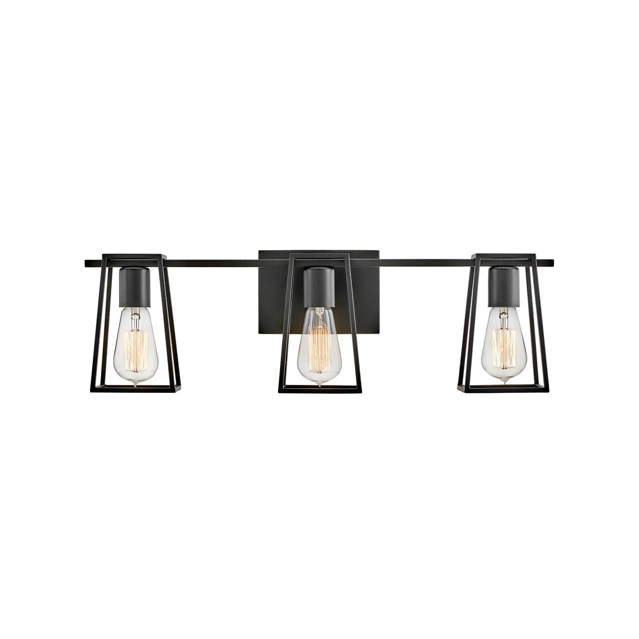 Bath Filmore - Three Lights Vanity-Hinkley Lighting-HINKLEY-5163BK-Bathroom LightingBlack-3-France and Son