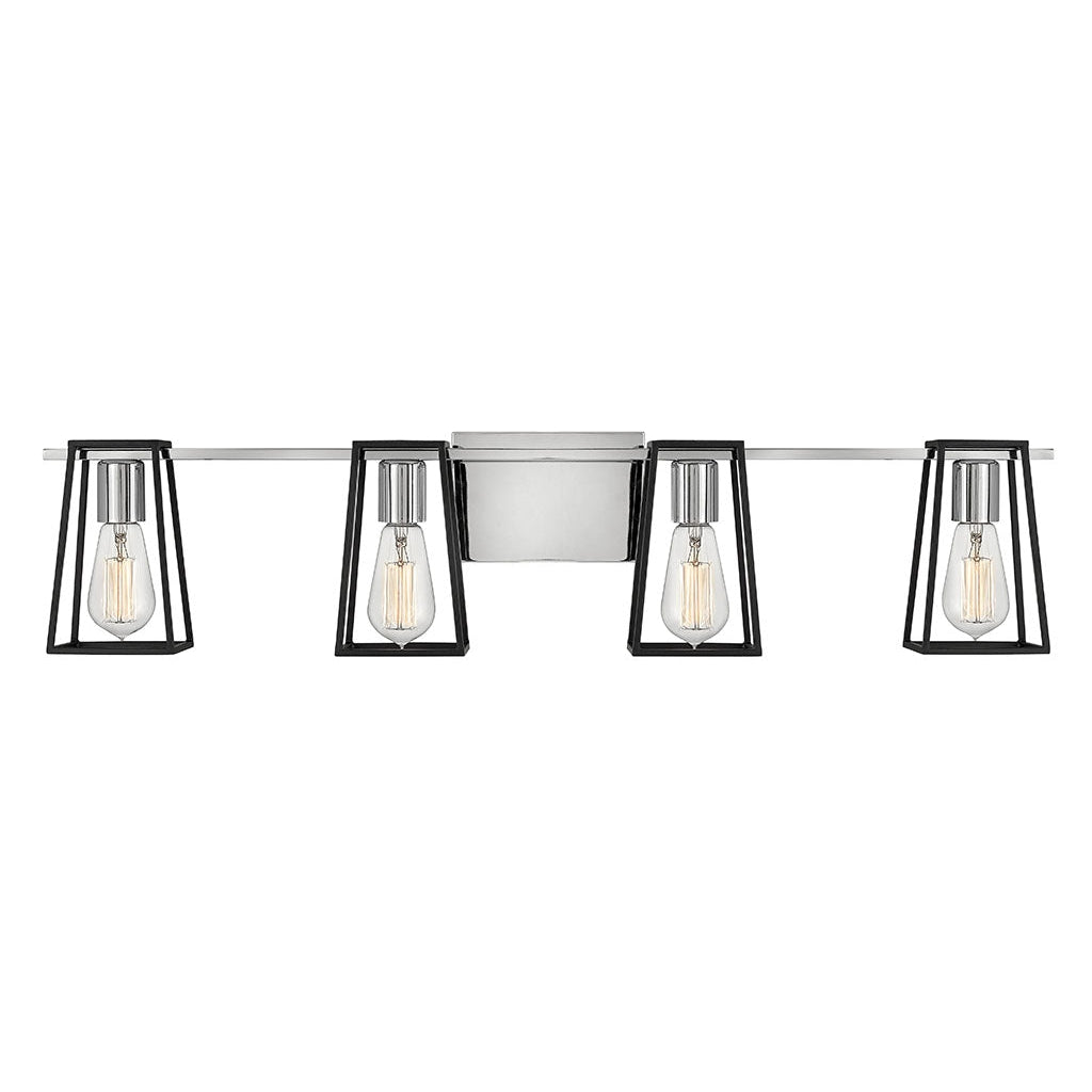 Bath Filmore - Four Light Vanity-Hinkley Lighting-HINKLEY-5164CM-Bathroom VanityChrome-1-France and Son