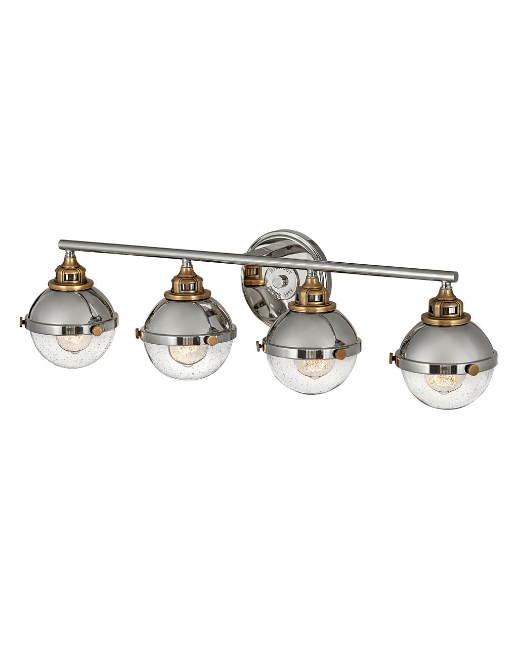 Bath Fletcher Four Light Vanity-Hinkley Lighting-HINKLEY-5174PN-1-Bathroom VanityPolished Nickel-2-France and Son