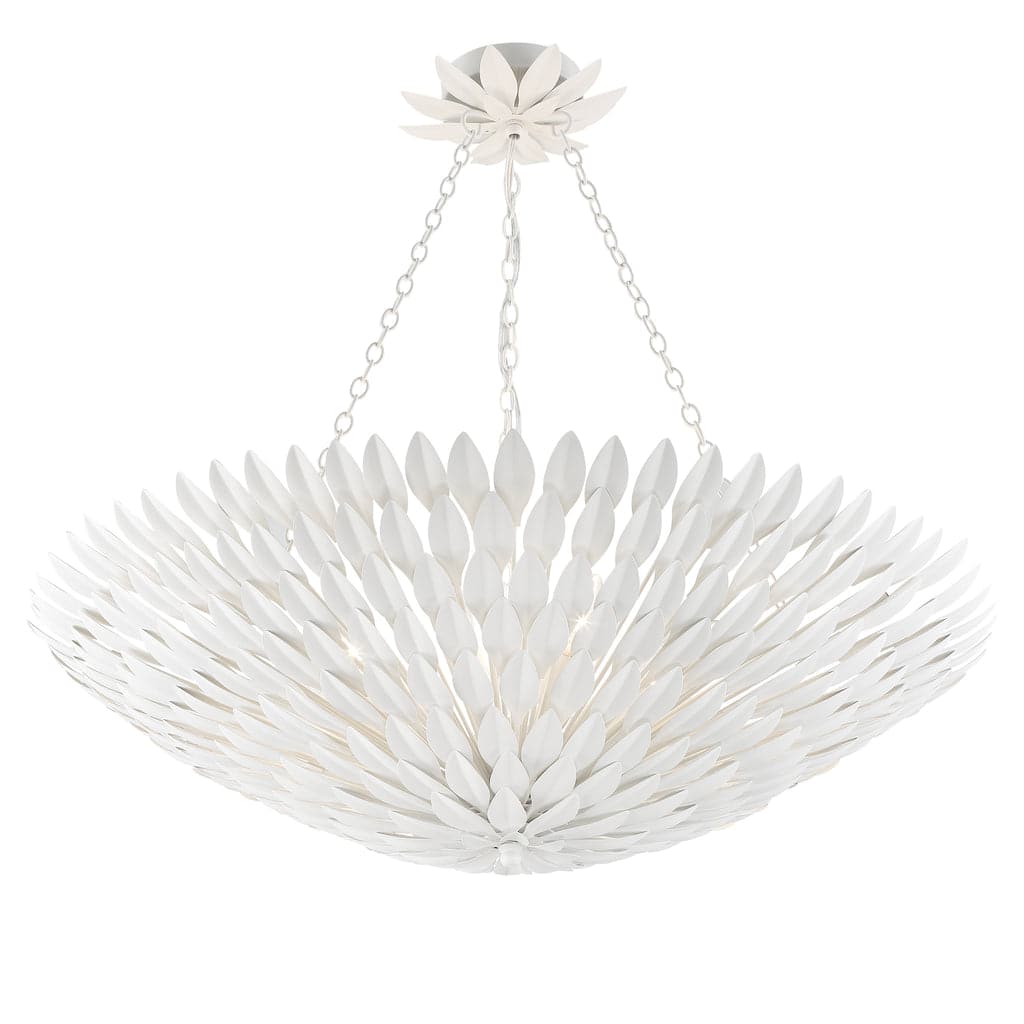 Broche 8 Light Chandelier-Crystorama Lighting Company-CRYSTO-519-MT-Chandeliers-3-France and Son