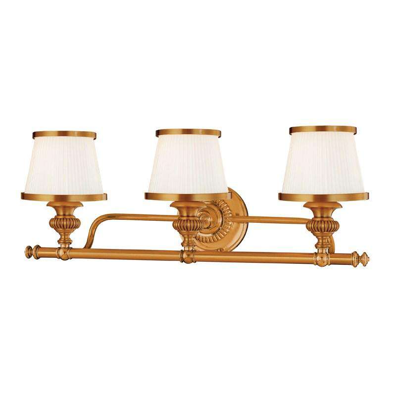 Milton 3 Light Bath Bracket-Hudson Valley-HVL-2003-FB-Bathroom LightingFlemish Brass-1-France and Son