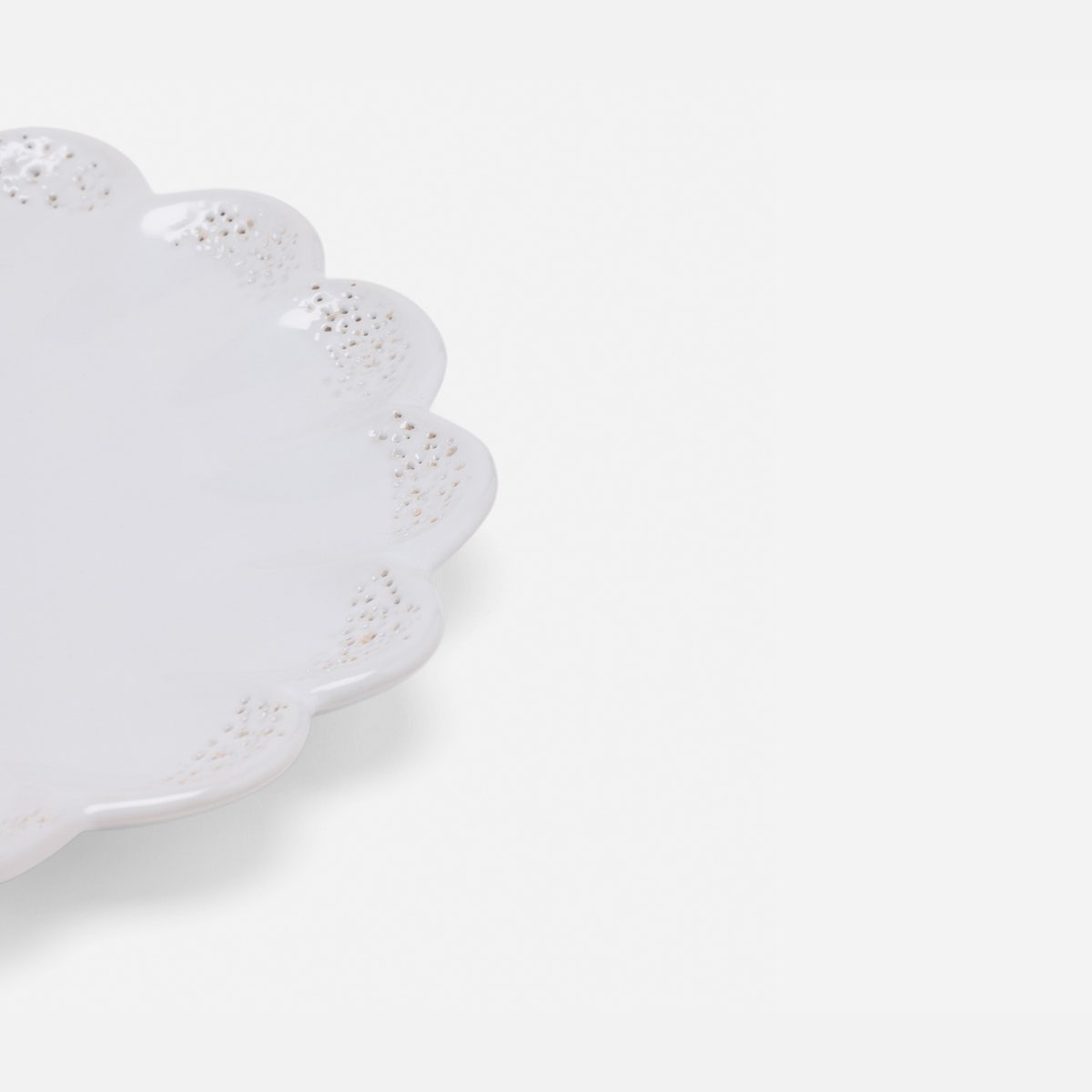 Camilla Cloud Gray Salad/Dessert Plate Stoneware Pack/4
