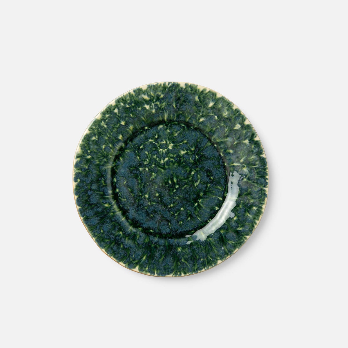 Bria Teal Reactive Salad/Dessert Plate Pack/4