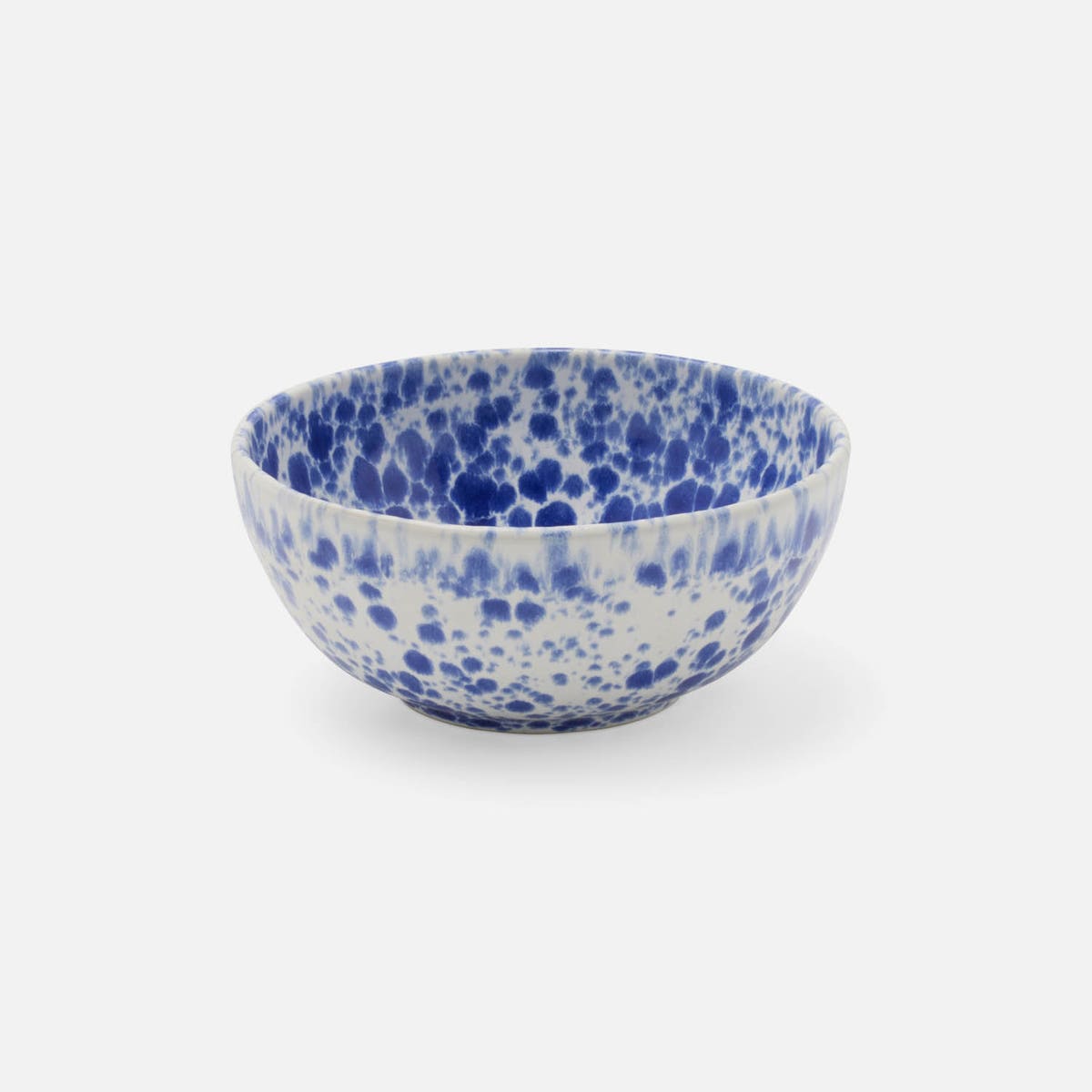 Marcel Royal Blue Splatter Cereal/Ice Cream Bowl Pack/4