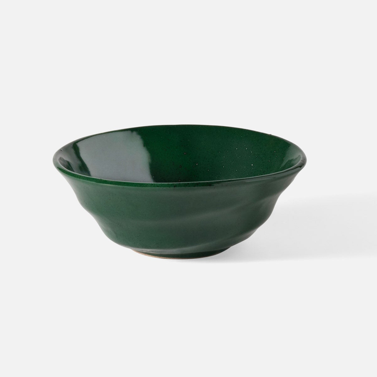 Marcus Dark Green Salt Glaze Cereal/Ice Cream Bowl Stoneware Pack/4