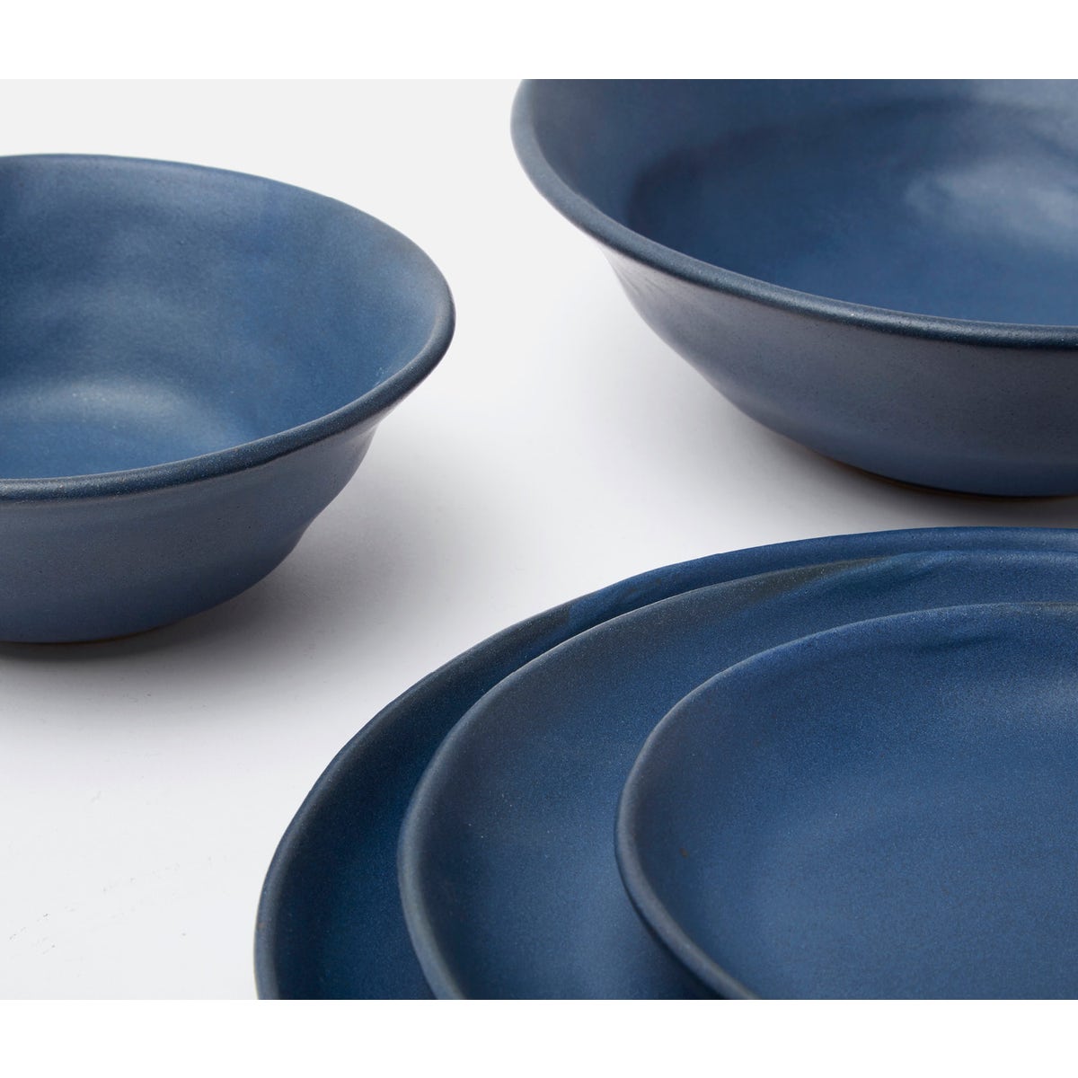 Marcus Matte Navy Cereal/Ice Cream Bowl Stoneware Pack/4