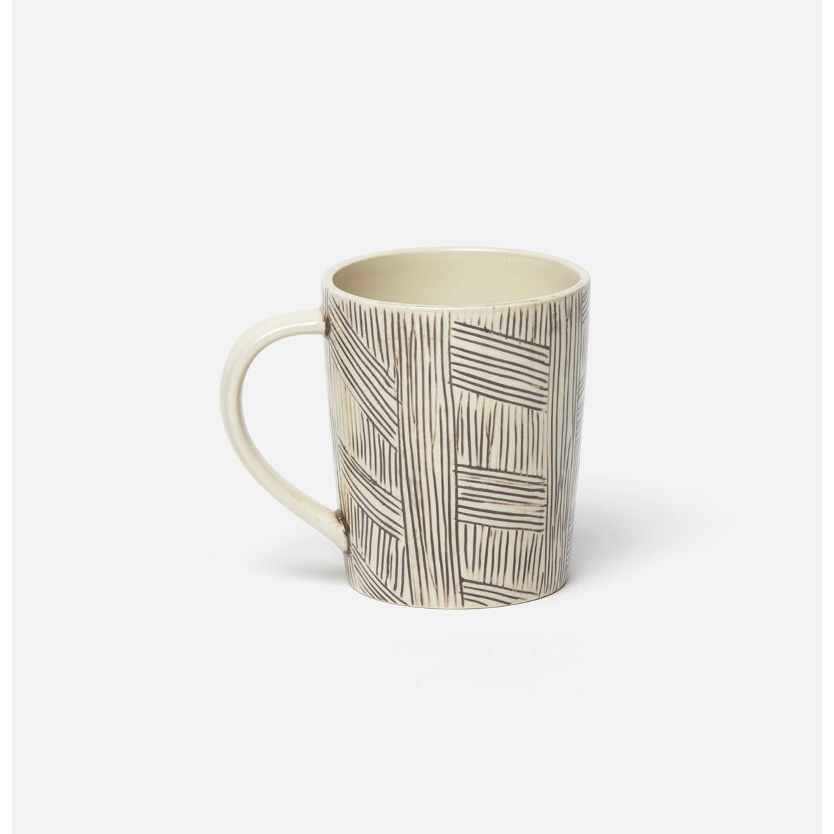 Nolan Black Cream Mug Stoneware Pack/4