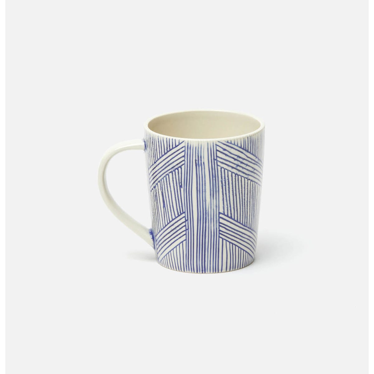 Nolan Navy Cream Mug Stoneware Pack/4