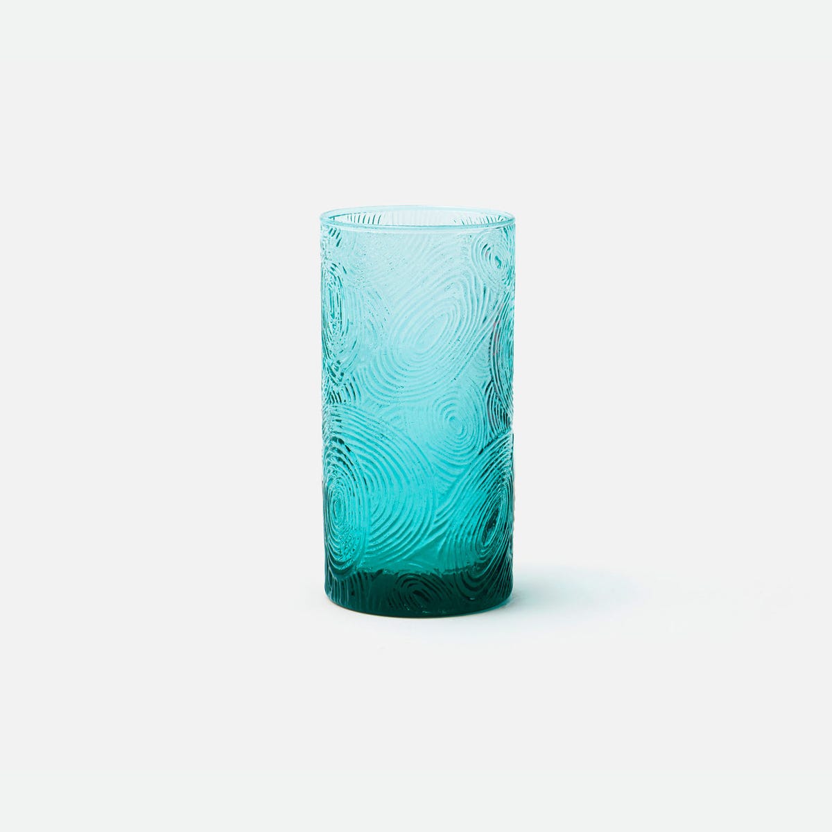 Alyse Aqua Highball Glass Hand Blown Pack/6