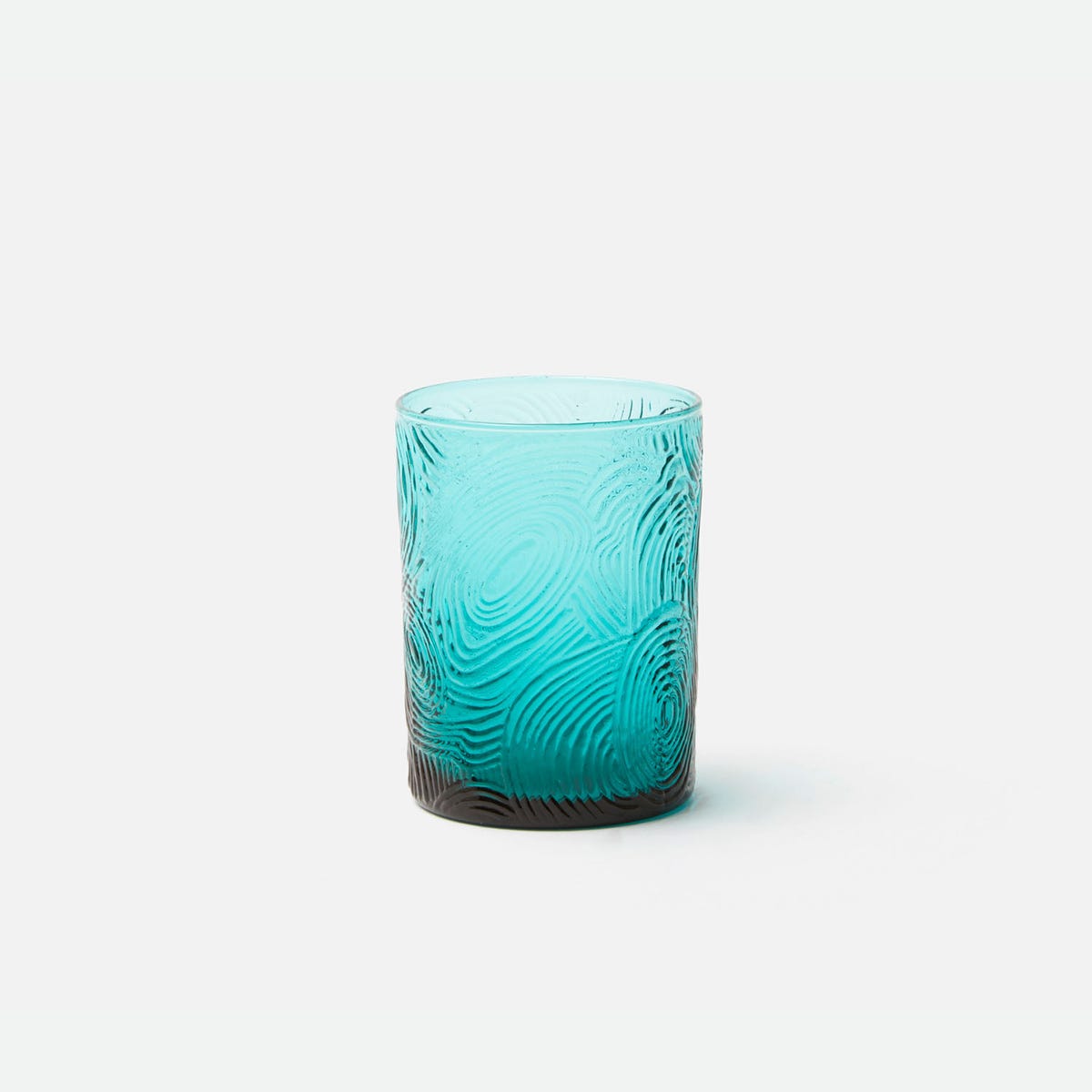 Alyse Aqua Tumbler Glass Hand Blown Pack/6