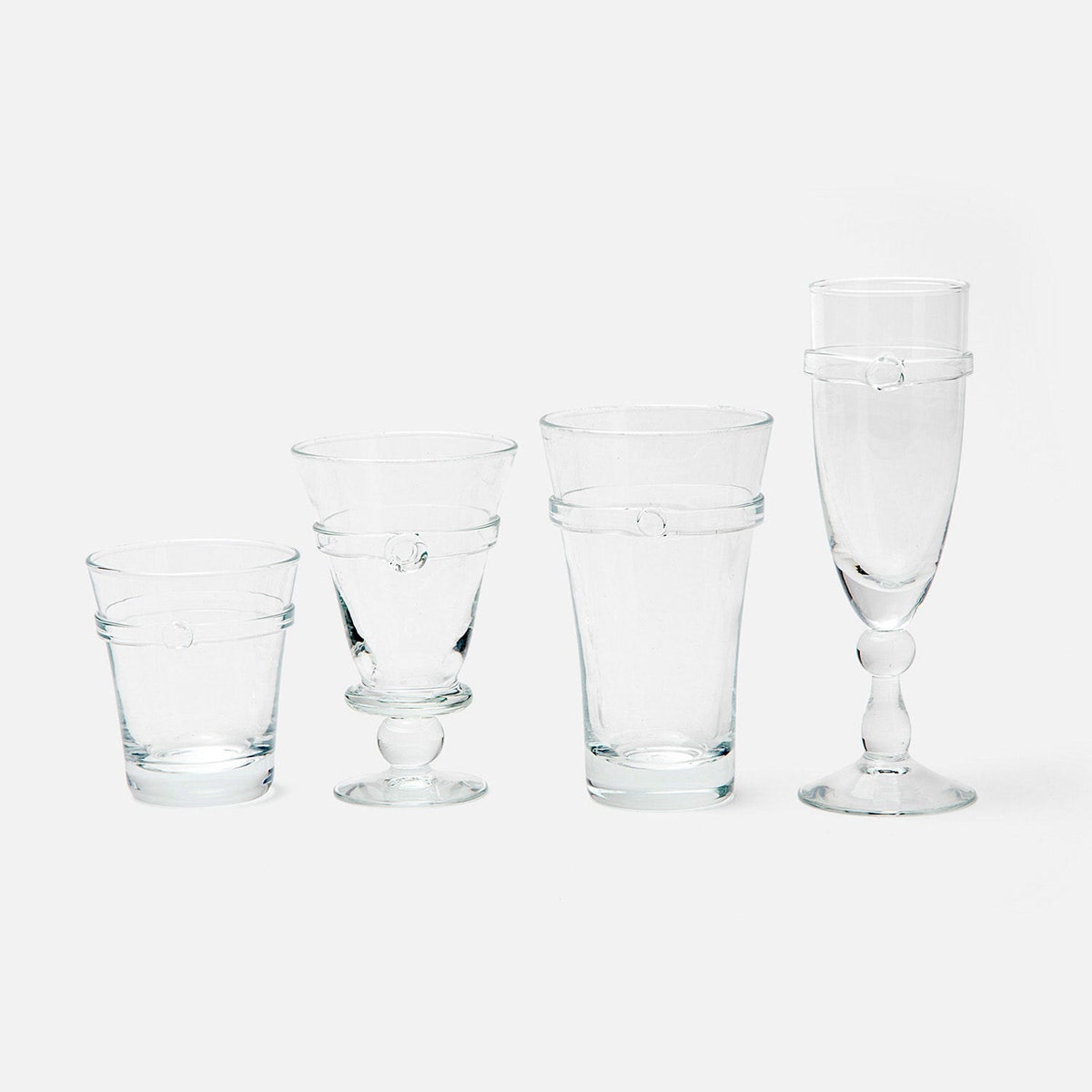 Charlotte Clear Highball Glass Hand Blown Pack/6