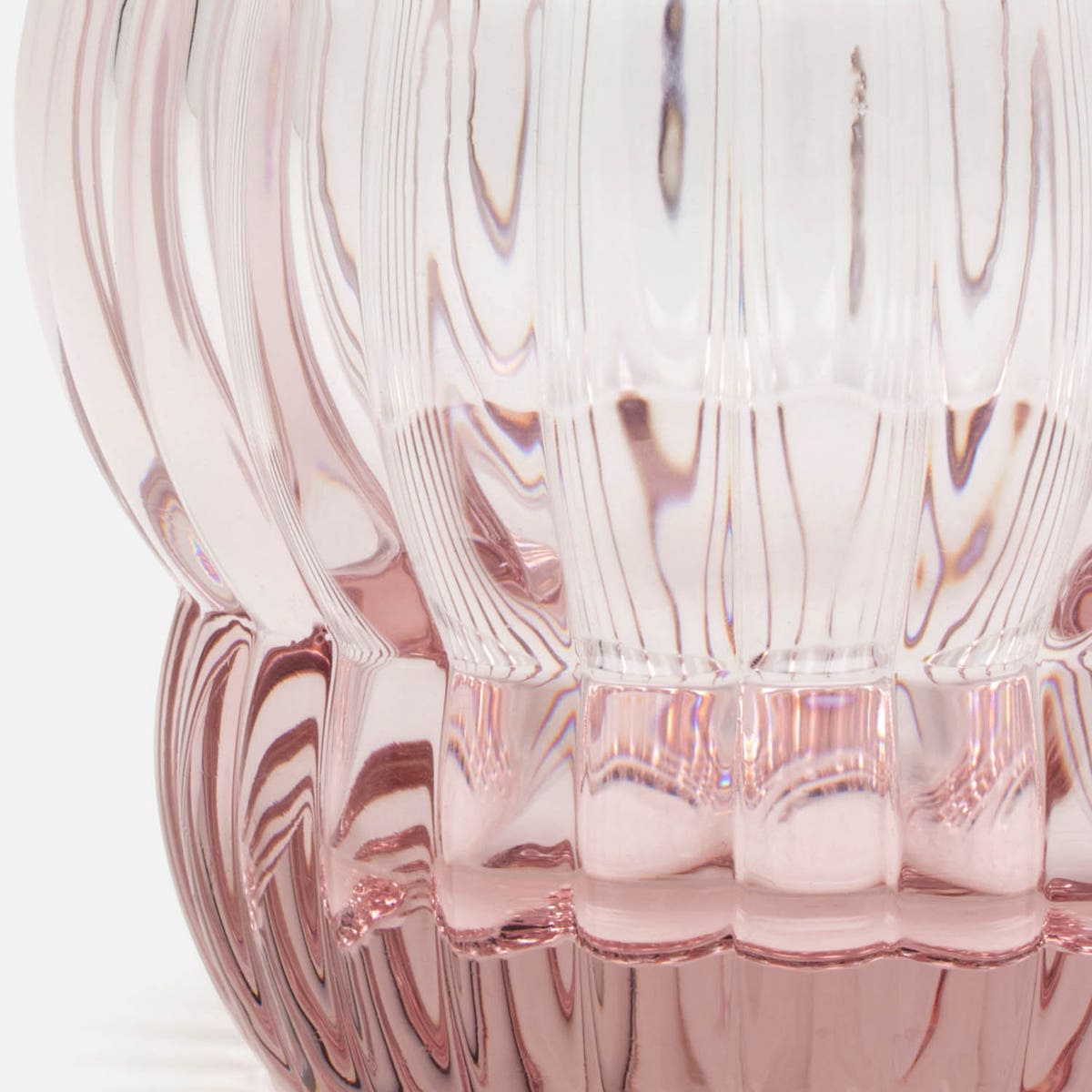 Meredith Pink Tumbler Glass Hand Blown Pack/6