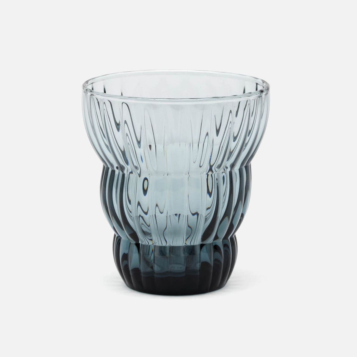 Meredith Smoke Tumbler Glass Hand Blown Pack/6