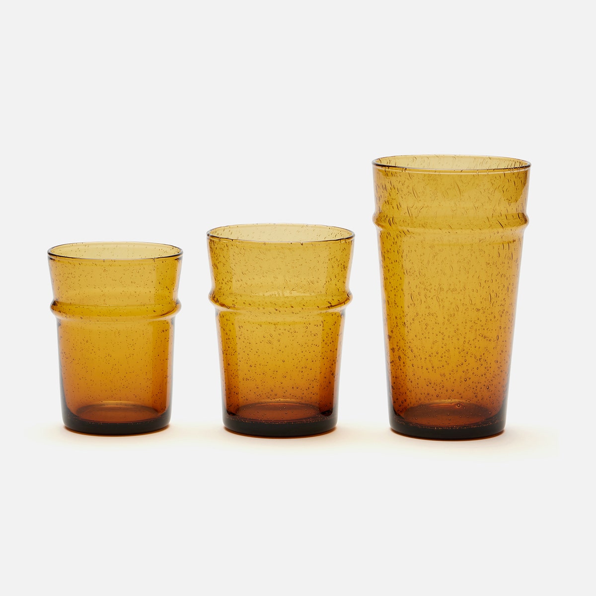 Kari Amber Juice Glass Pack/6