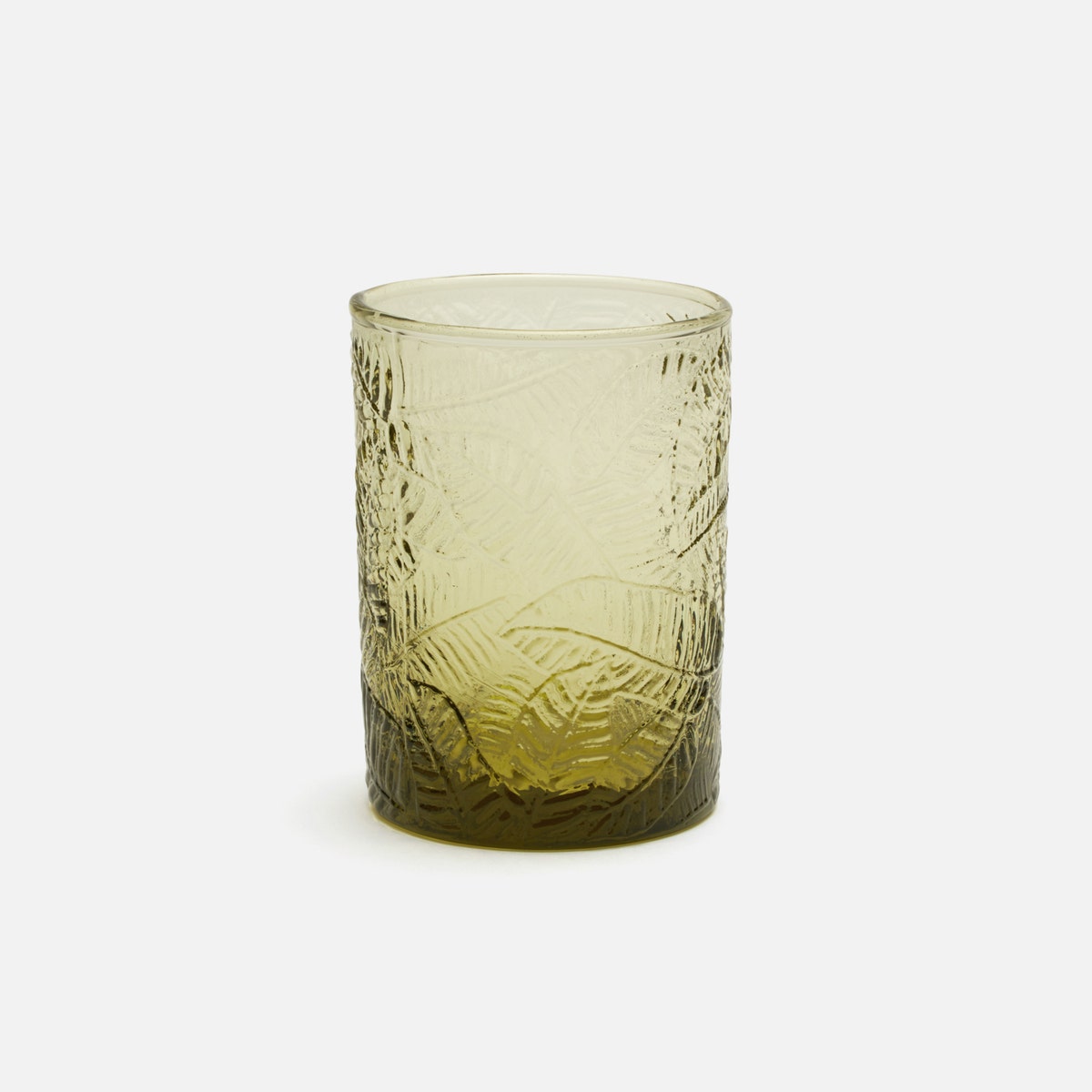 Peyton Sage Green Tumbler Glass Hand Blown Pack/6