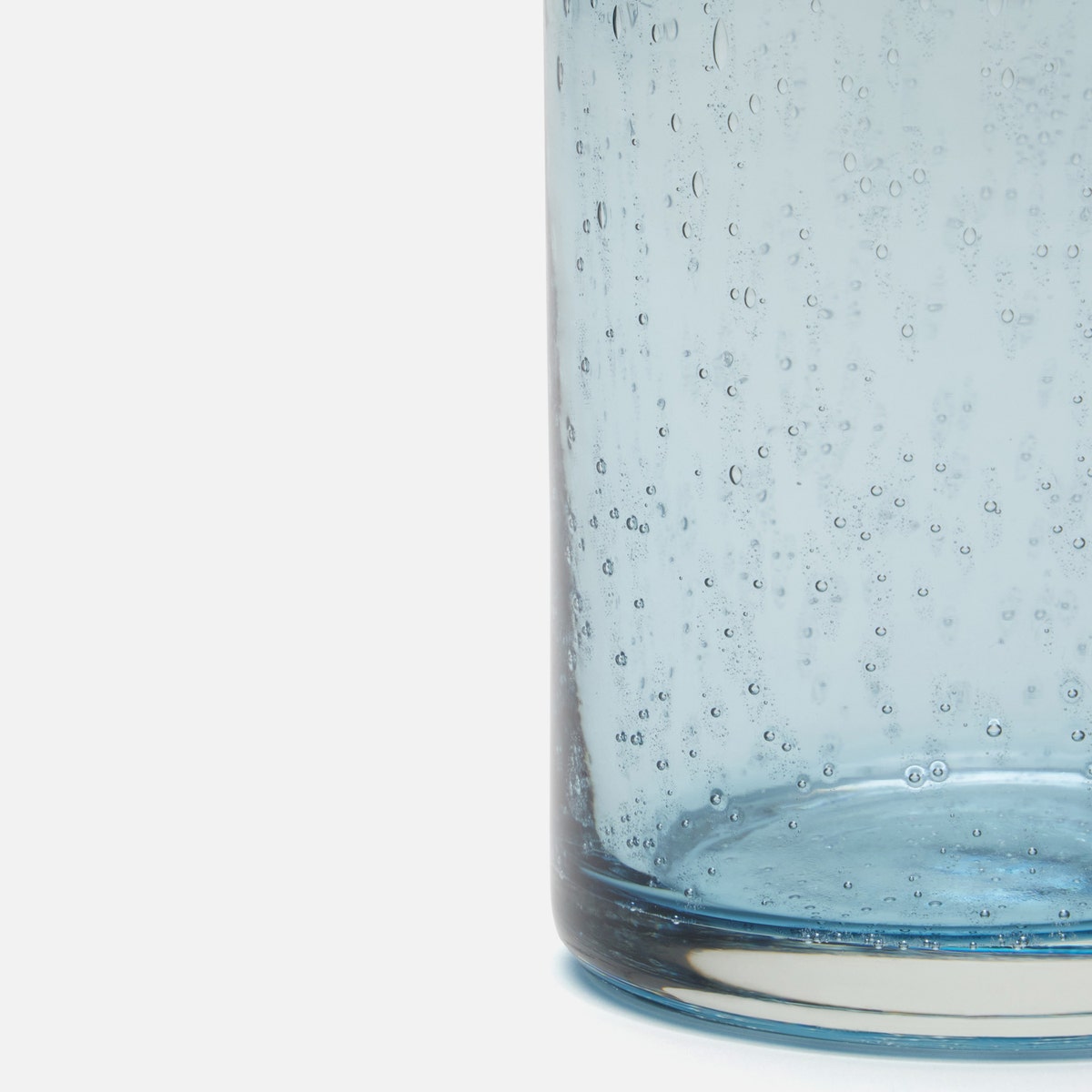 Quinn Charcoal Blue Highball Glass Hand Blown Pack/6