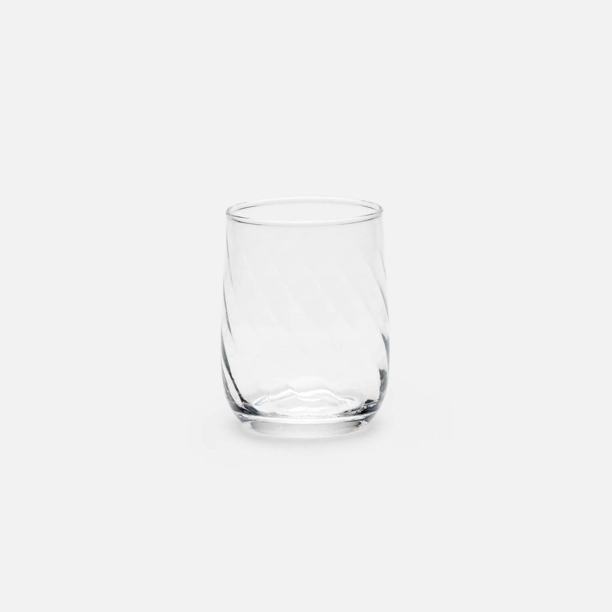 Ruby Clear Tumbler Glass Hand Blown Pack/6