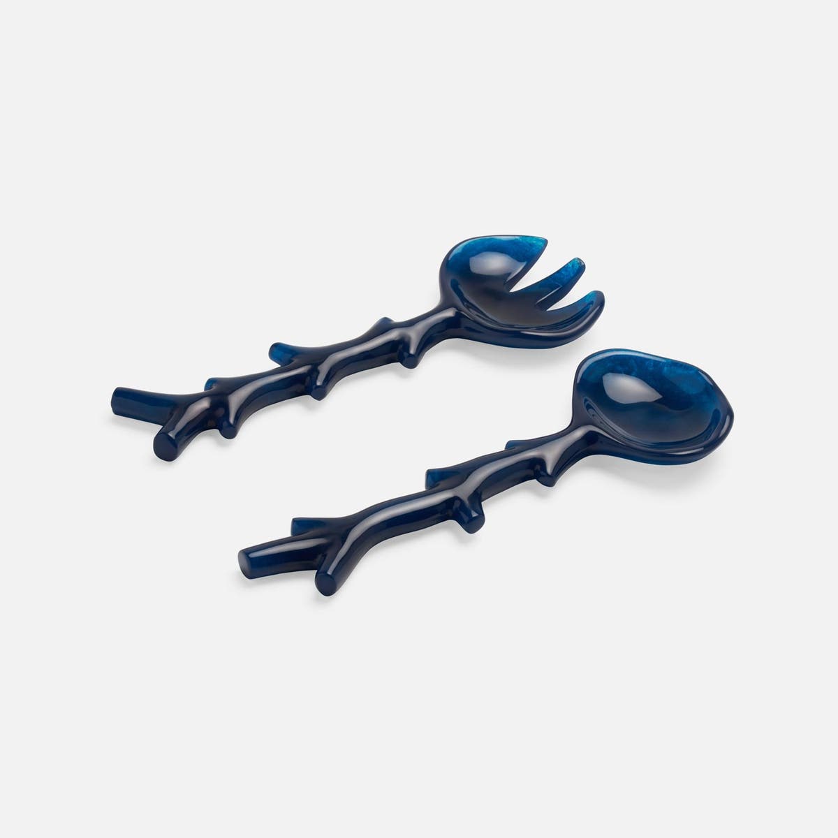 Celina Cobalt Serving Set 2-Piece Set: Serving Spoon Serving Fork